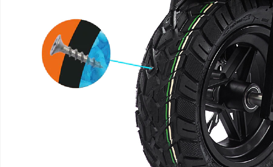 11 lnch Tubeless Tire Puncture Free